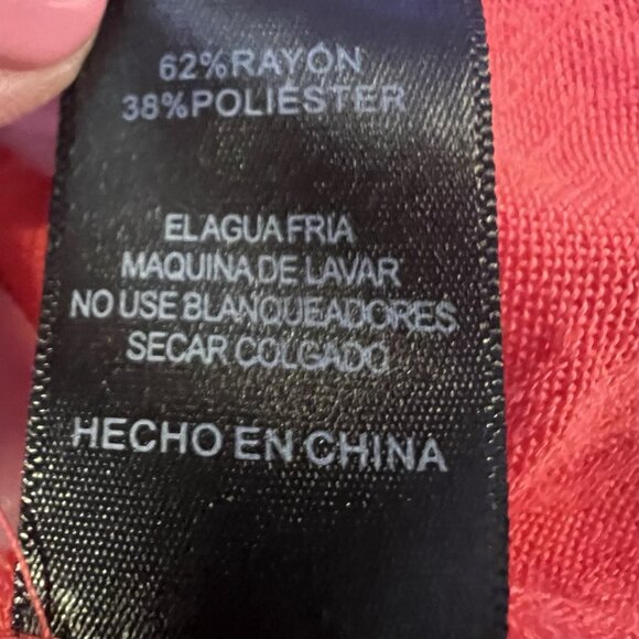 Sunday In Brooklyn Anthropologie Women Open Front Cardigan Medium Red Christmas - Picture 9 of 9